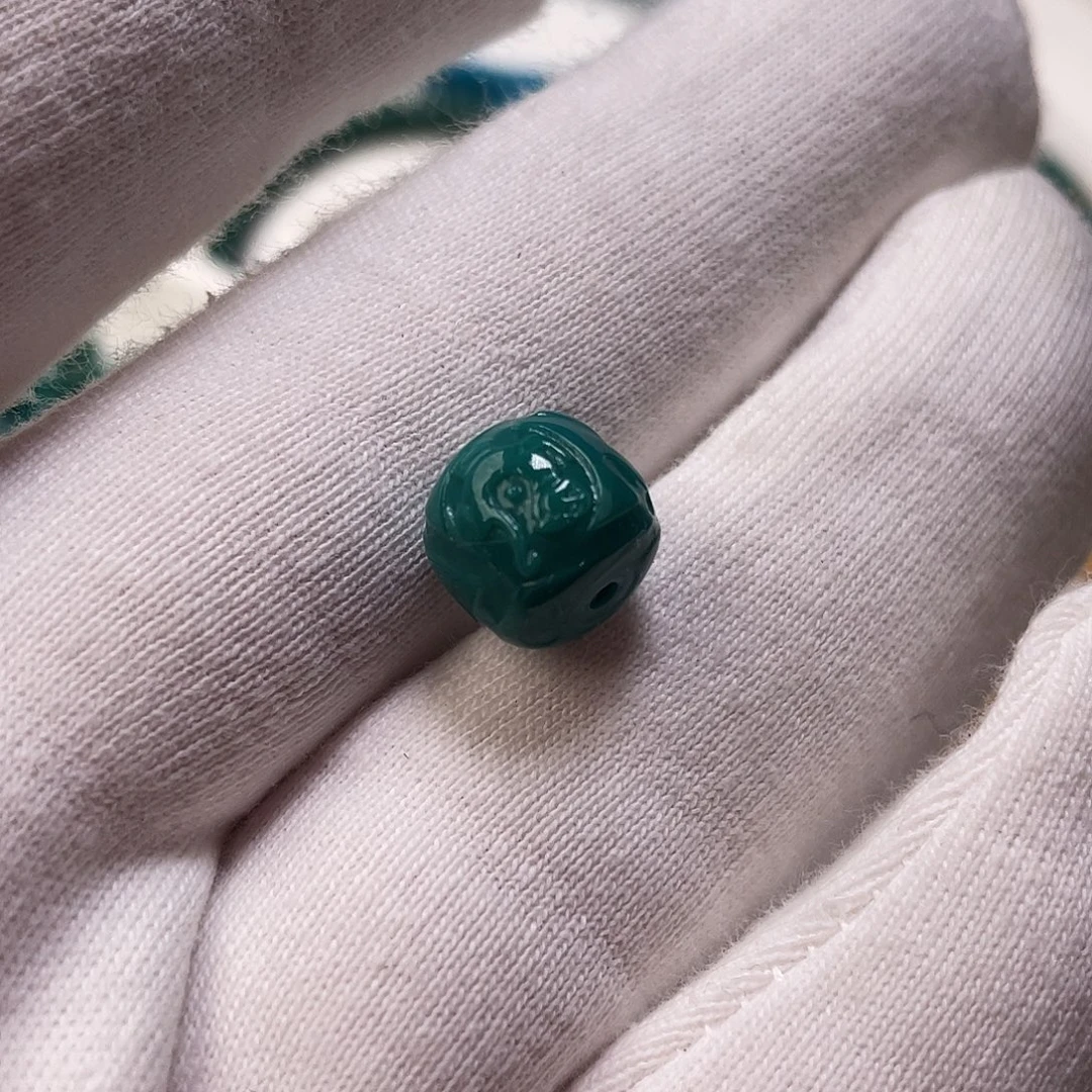 H***t绿松石未镶嵌老型博古