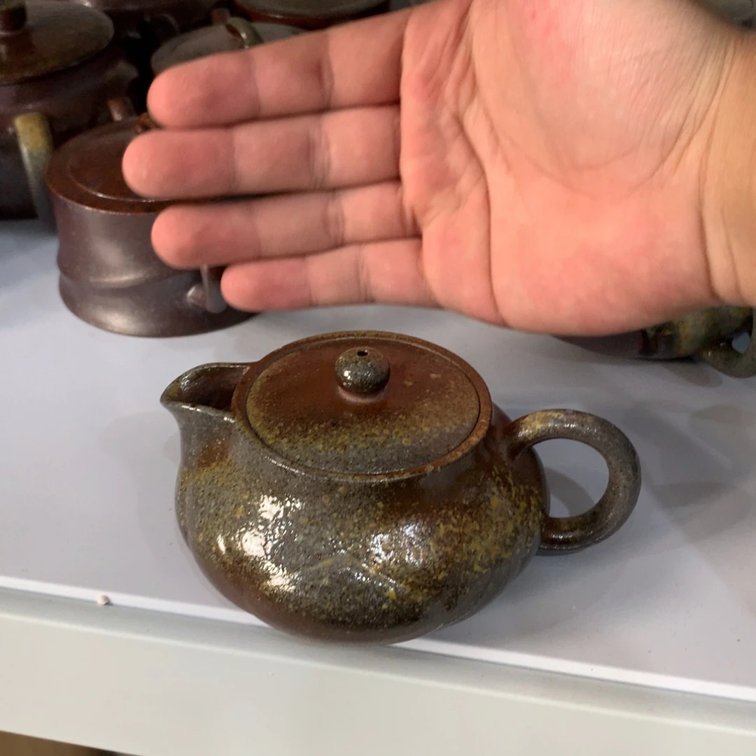 紫砂茶壶纯自然柴烧