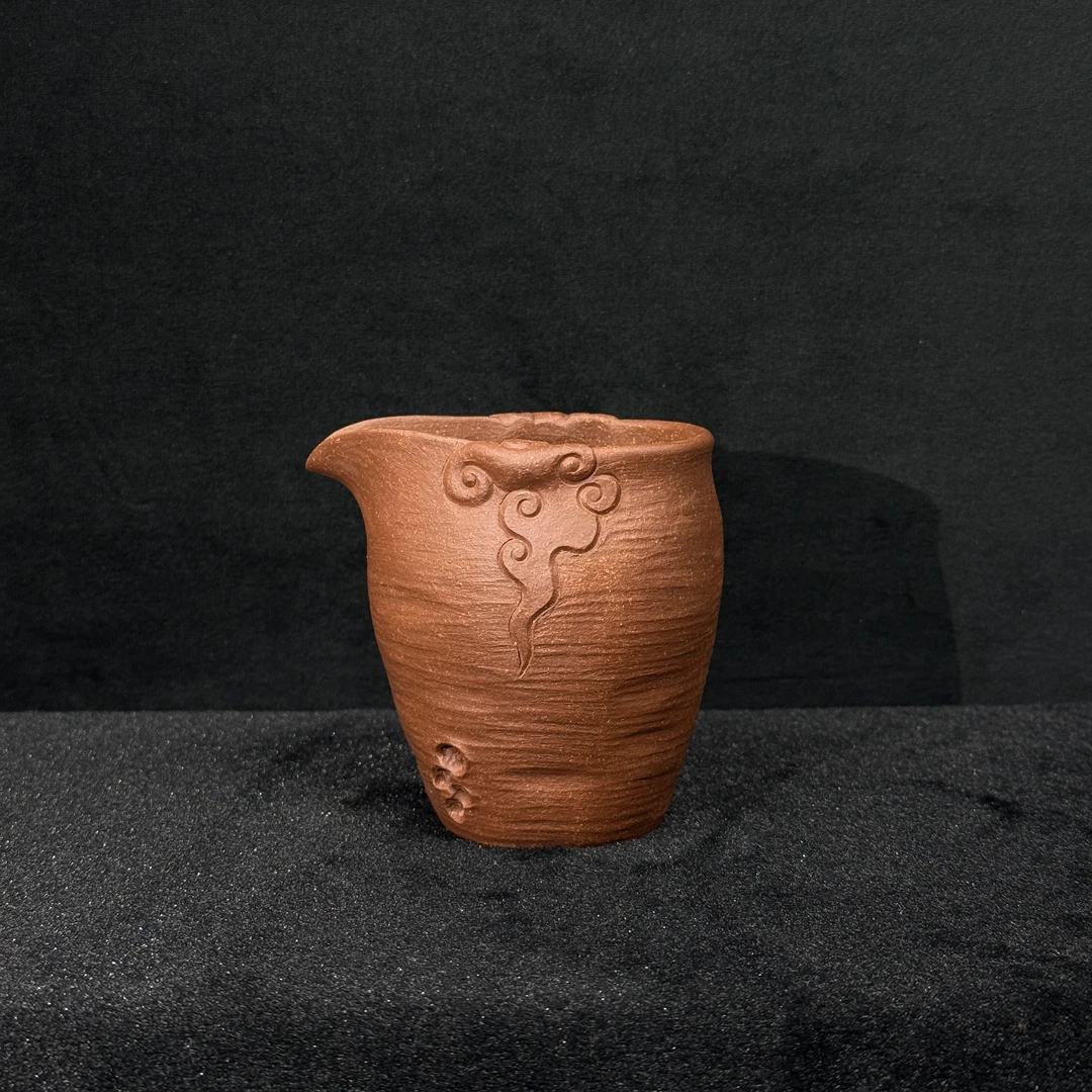 90/CDF074/陈德富/紫砂杯公道杯/