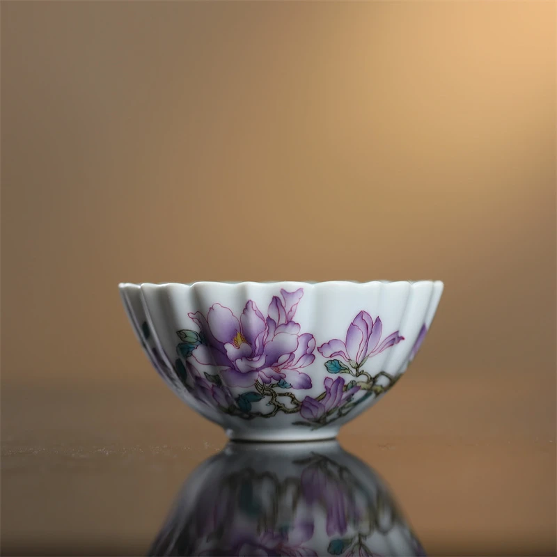 YZT-3308[学茶严选]玉兰花瓣杯 茶杯 容量100cc