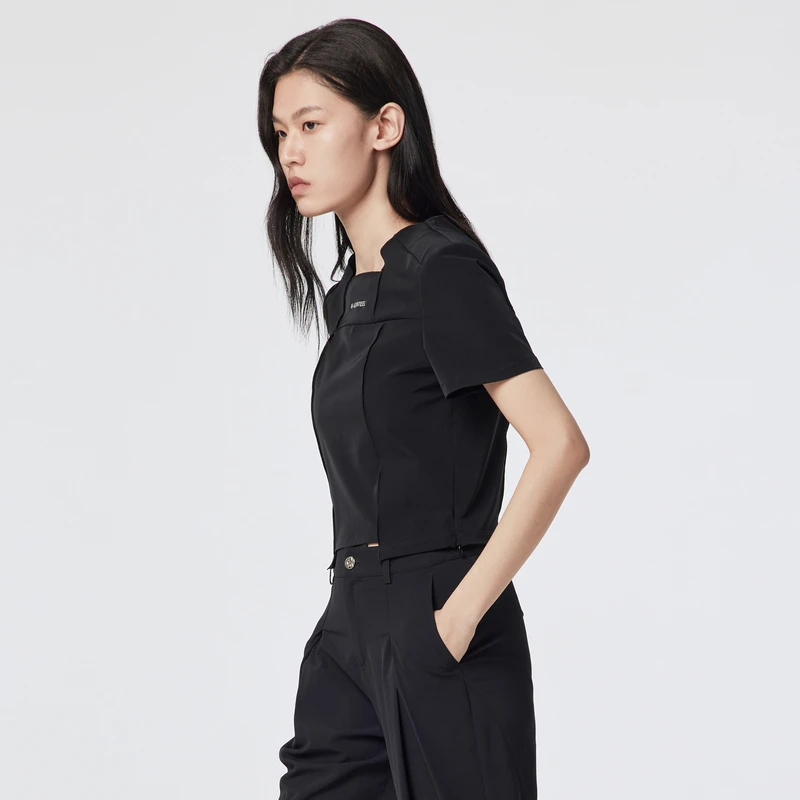 H.GENTEEL荷高四面弹结构重组立体剪裁上衣GUD26610682