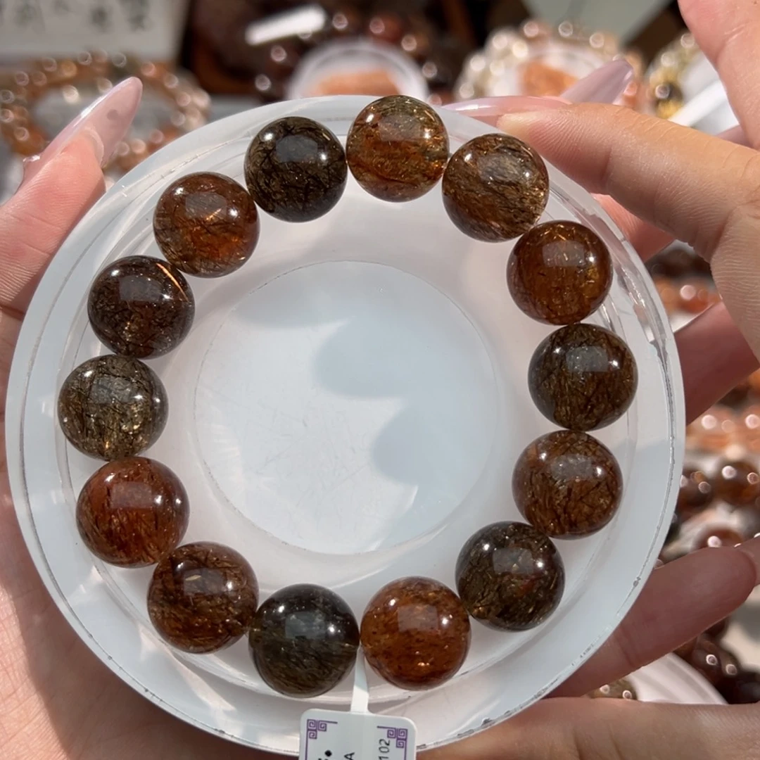 水晶手链未镶嵌黑金超七15