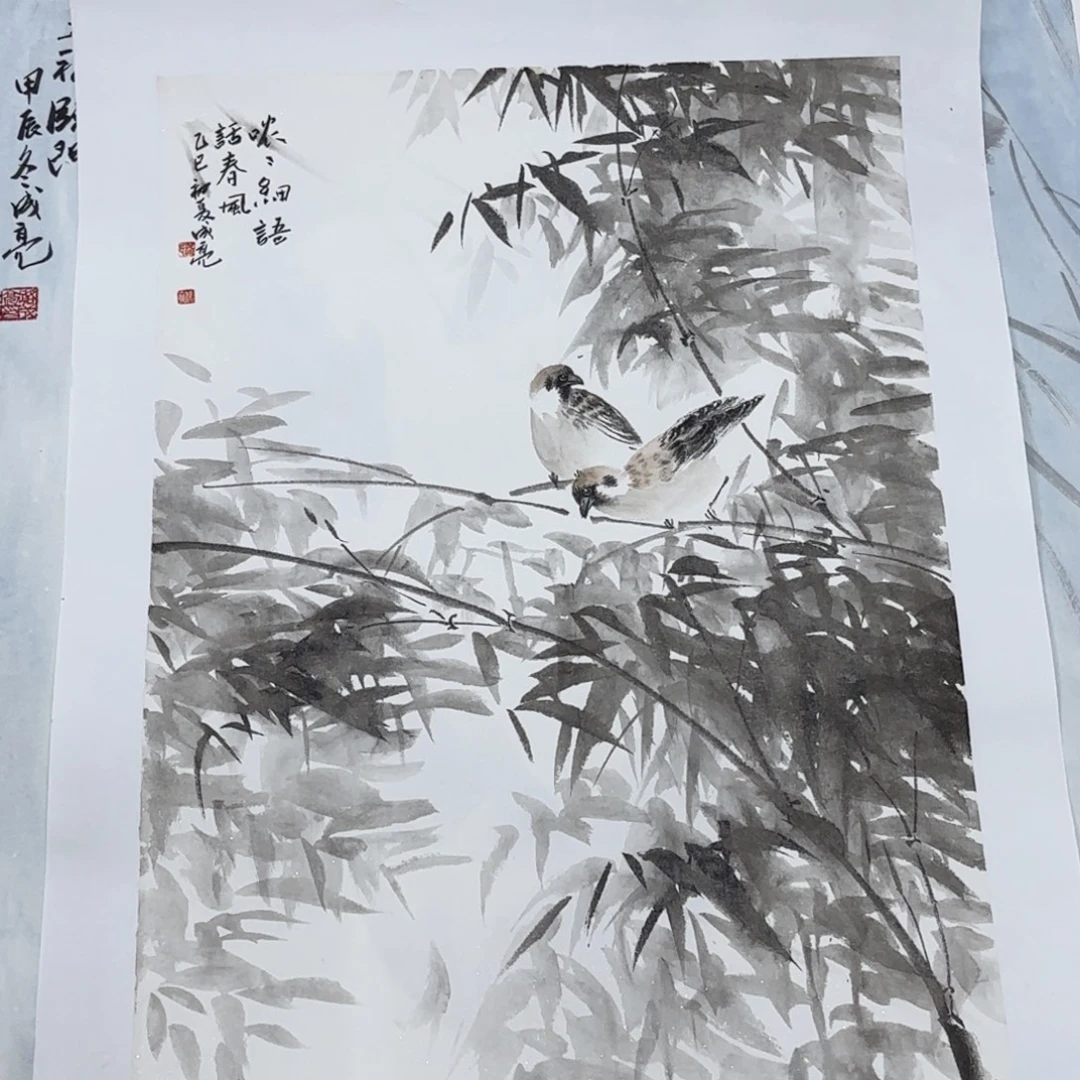 国画路成亮老师作品刘