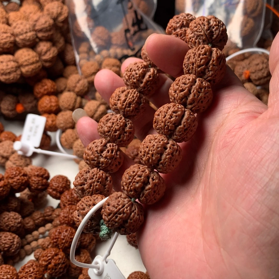 ③***花金刚菩提手串21龙牙