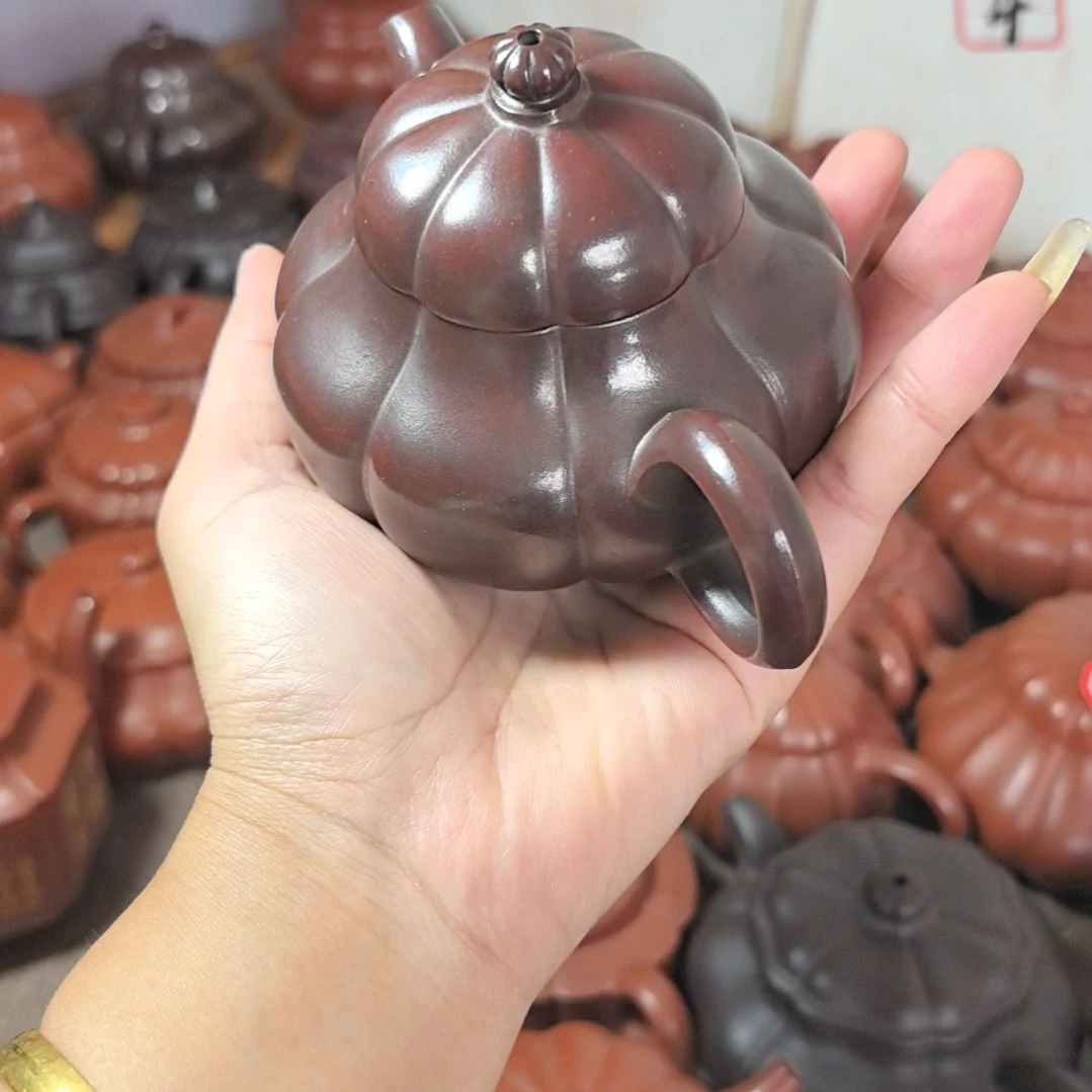 L***@紫砂茶壶紫泥筋纹器200cc