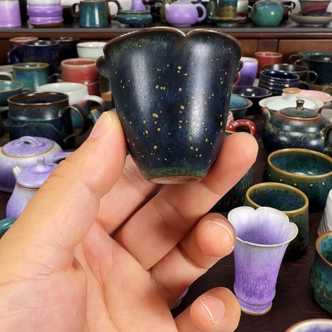 萤火虫釉花口杯任晓飞老师