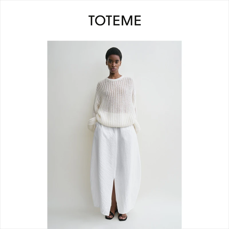 TOTEME女装半透视镂空轻盈蓬松慵懒廓形针织衫商品图