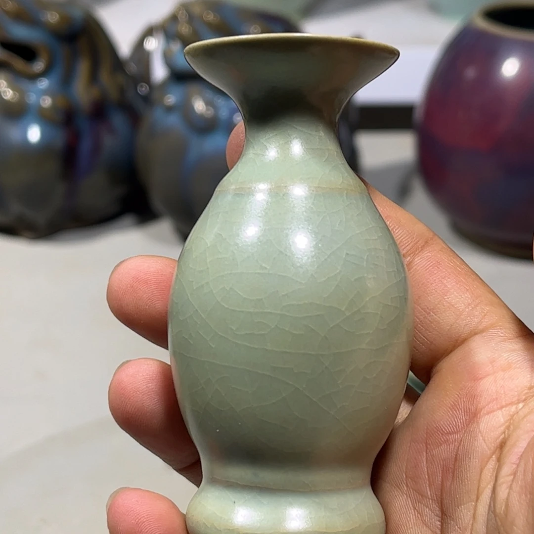 瓶汝窑瓷器品相完美