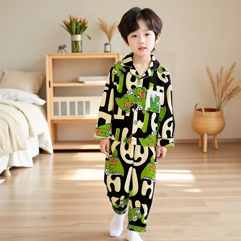 新款儿童纯棉家居服