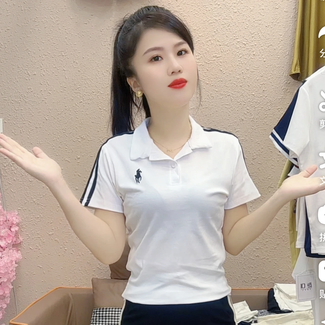 麦子家休闲风纽扣翻领上衣939