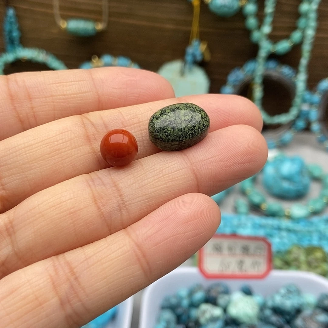 南红玛瑙未镶嵌随形戒面