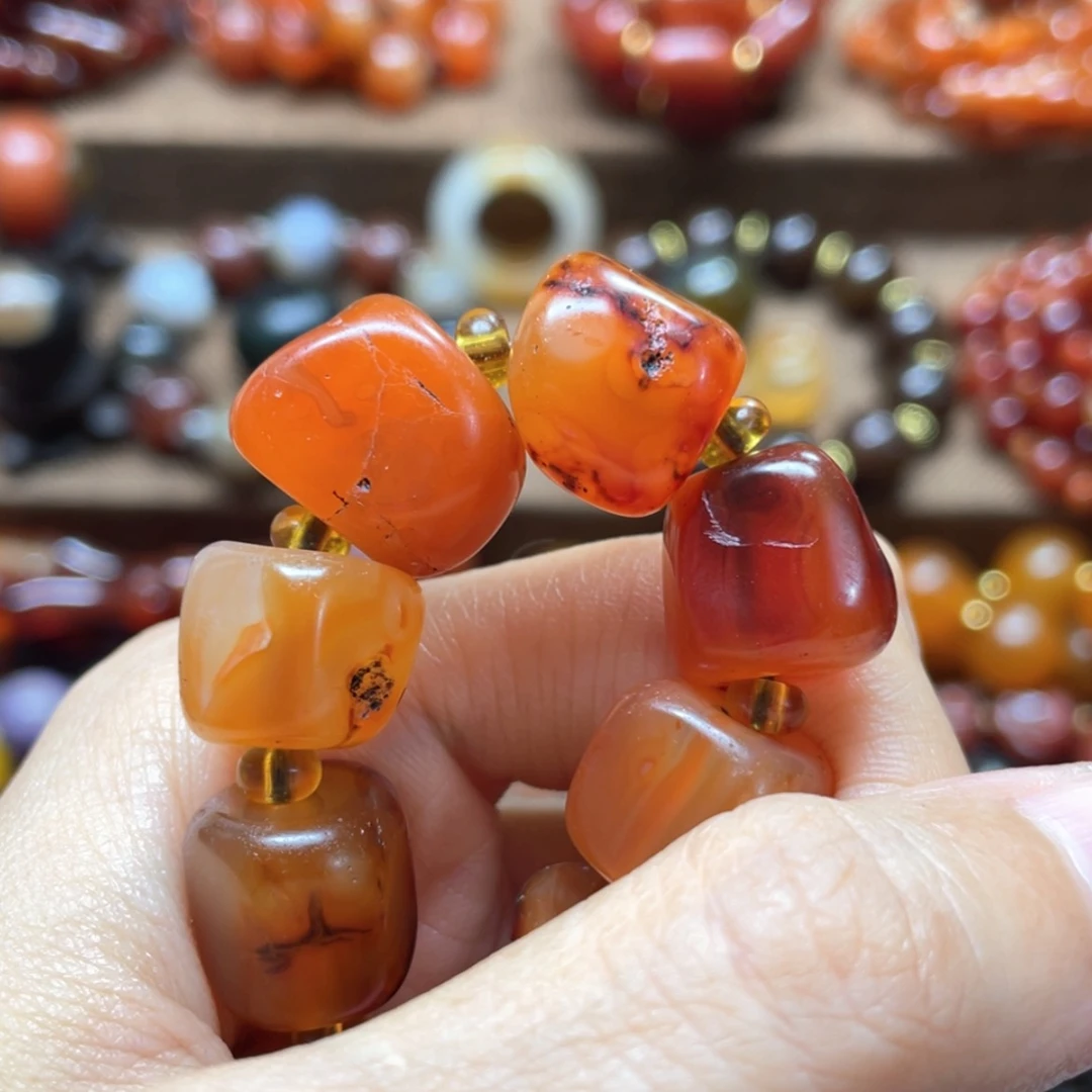 【闪购商品】玛瑙/玉髓颈饰未镶嵌老*儿