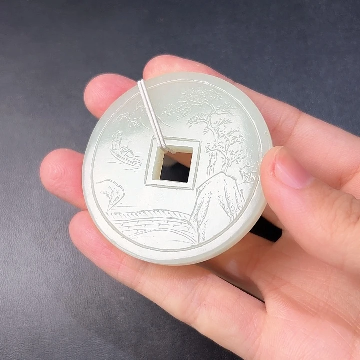 和田玉挂件未镶嵌衡****吃
