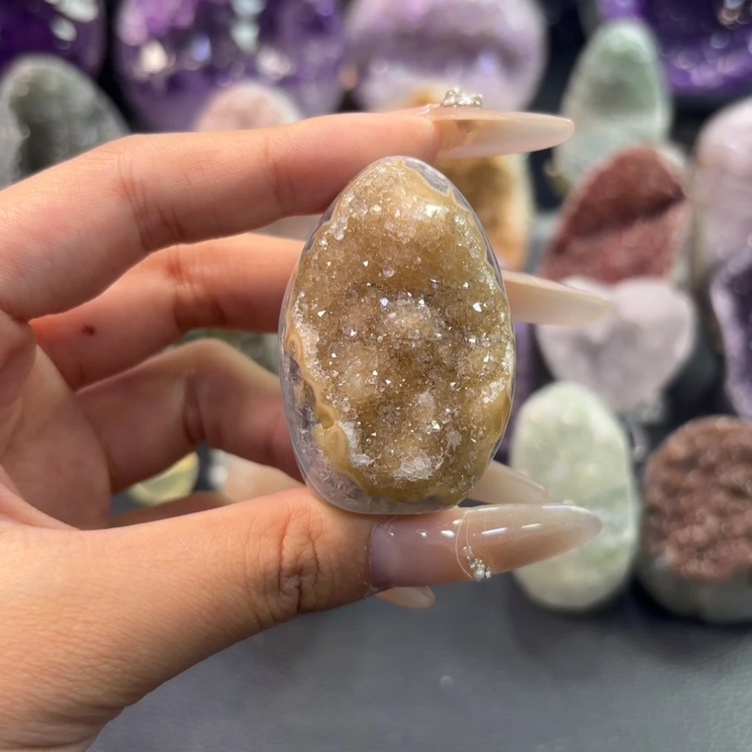 紫晶未镶嵌大型摆件（非配饰）小可爱