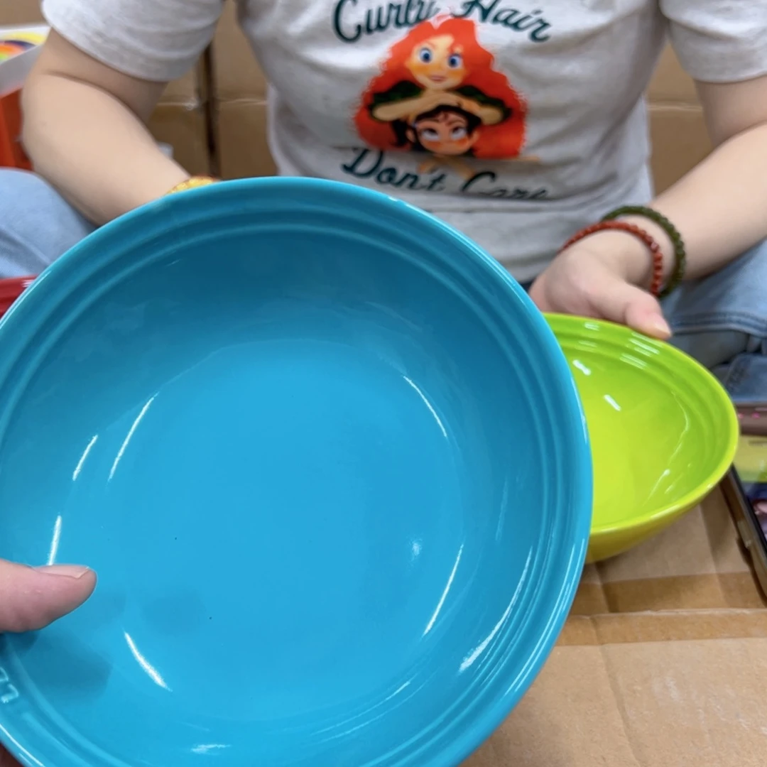 老姊妹家瓷器好漂亮加勒比蓝燕麦