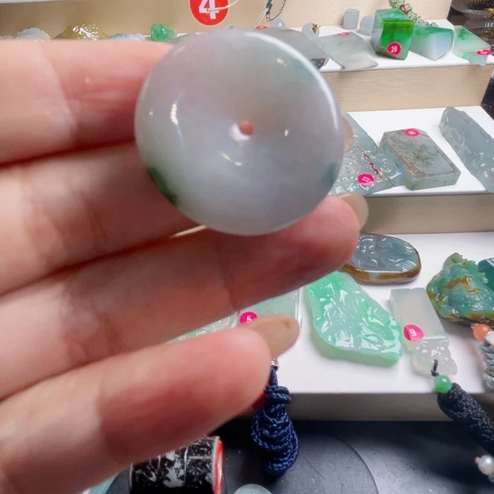 颈饰未镶嵌翡翠天然翡翠