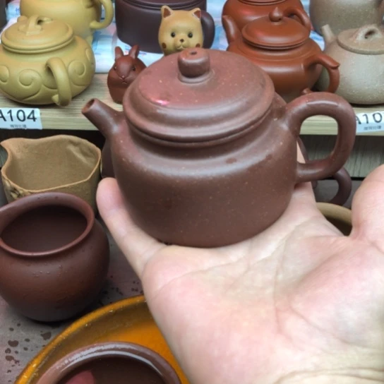 茶壶紫砂将坡泥得中160豪升左右