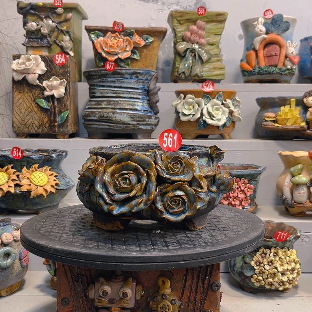 微瑕561 号陶然花器厂家直销