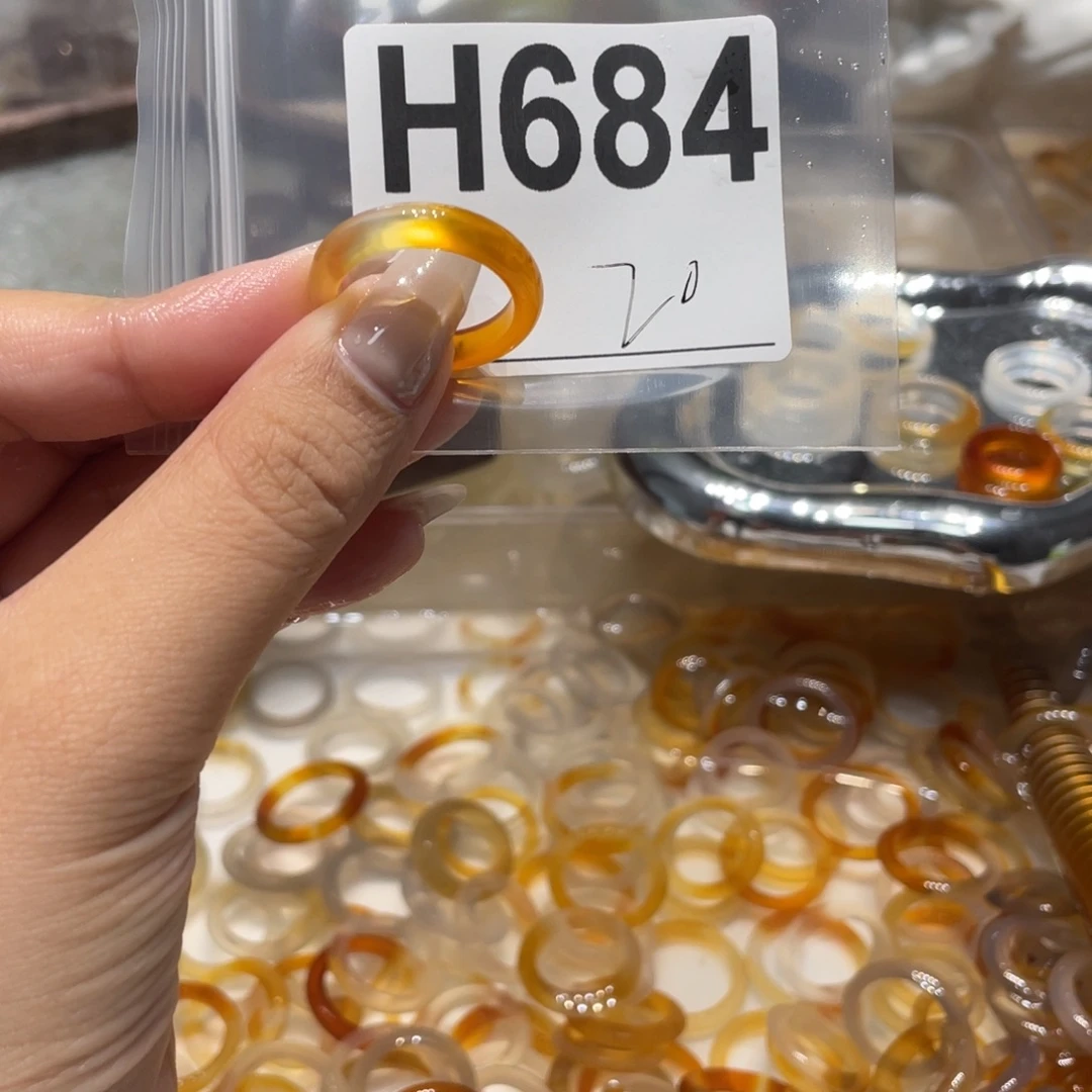 玛瑙/玉髓未镶嵌戒指684