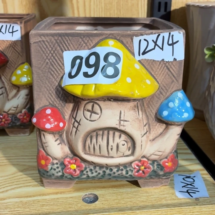 多肉花盆满15包邮