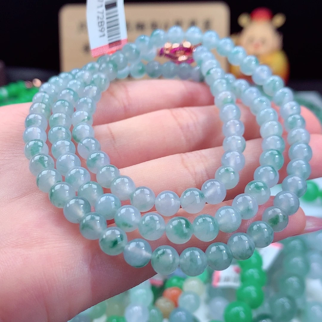 翡翠手链未镶嵌卡6