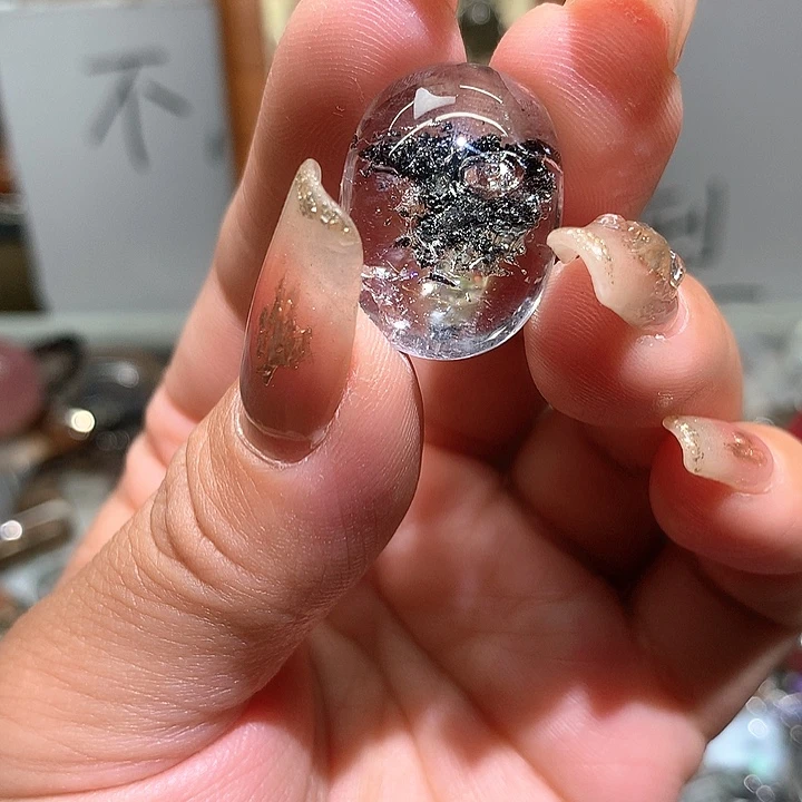 水晶魔盒银S925镶嵌水晶林*兮
