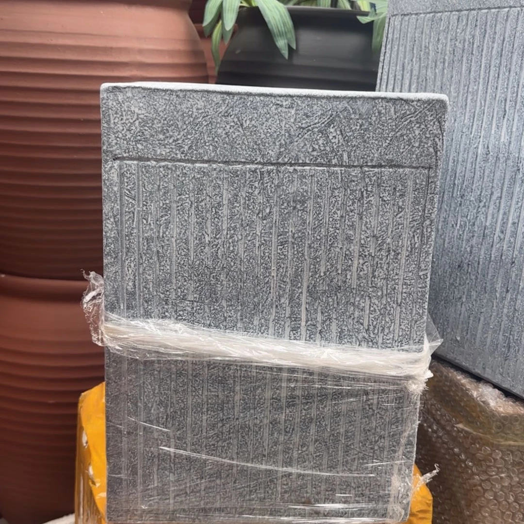 紫砂花盆口28高40宜兴粗陶粗糙正常