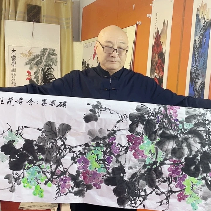 国画张圣敏先生纯手绘作品