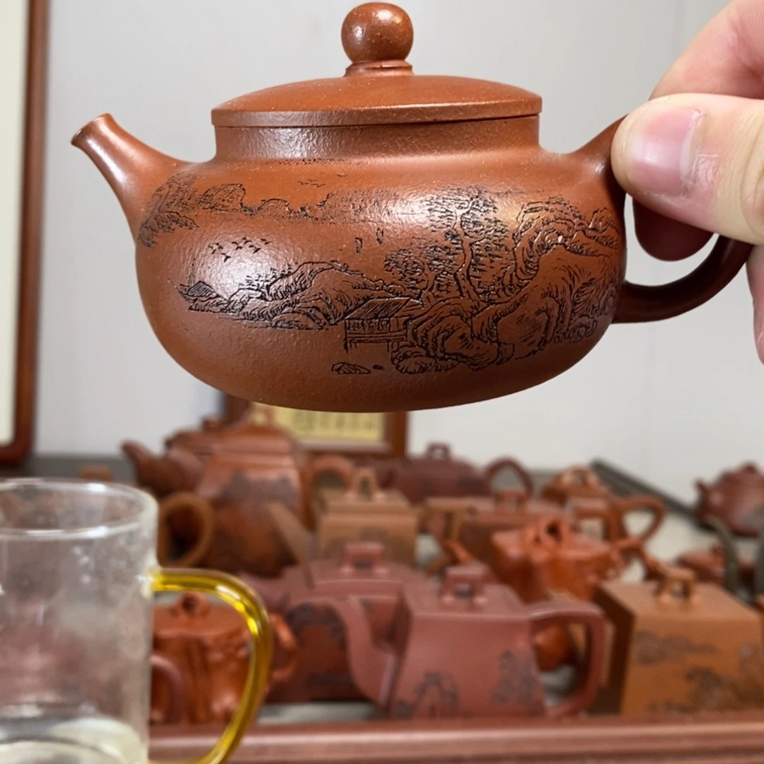 茶壶紫砂原矿泥料传统工艺制作