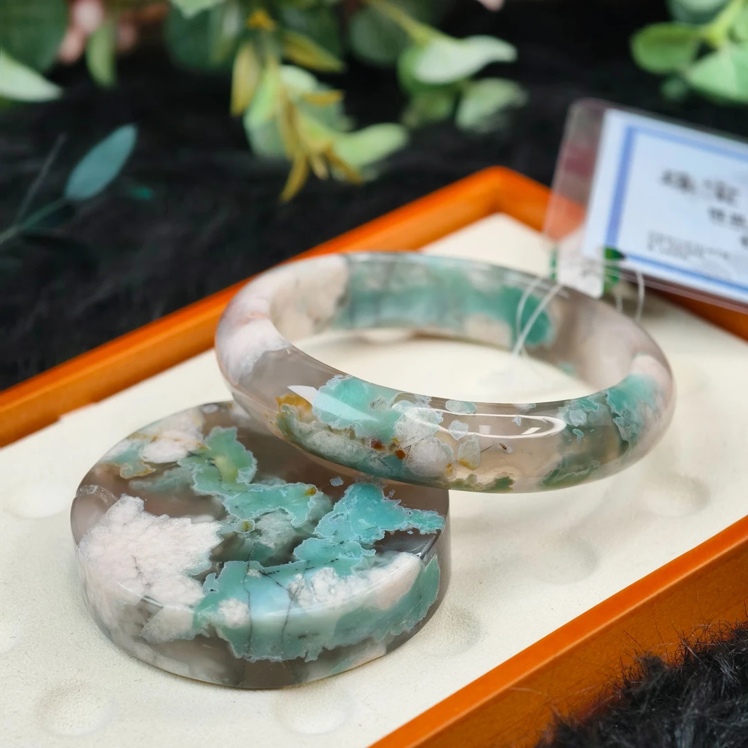 非金属布艺手镯 樱花手镯59圈口（赠品镯心）3S9556