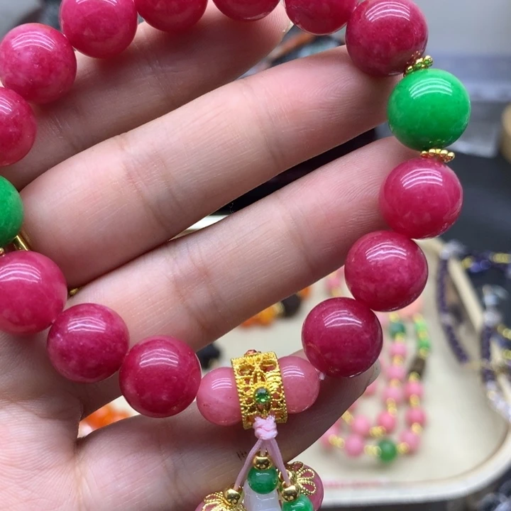 玛瑙/玉髓颈饰合金吊坠