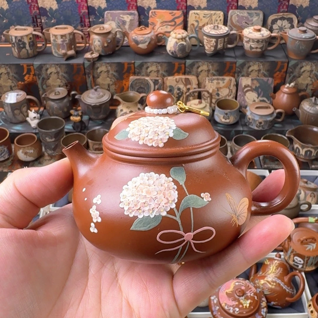 茶壶紫砂140cc原矿精工半手