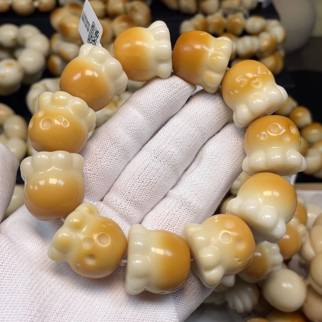 手串菩提根/象牙果109多表情章鱼微瑕