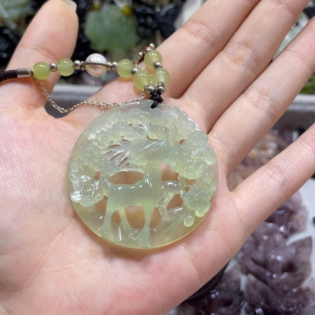 【闪购商品】岫玉颈饰未镶嵌吊坠4