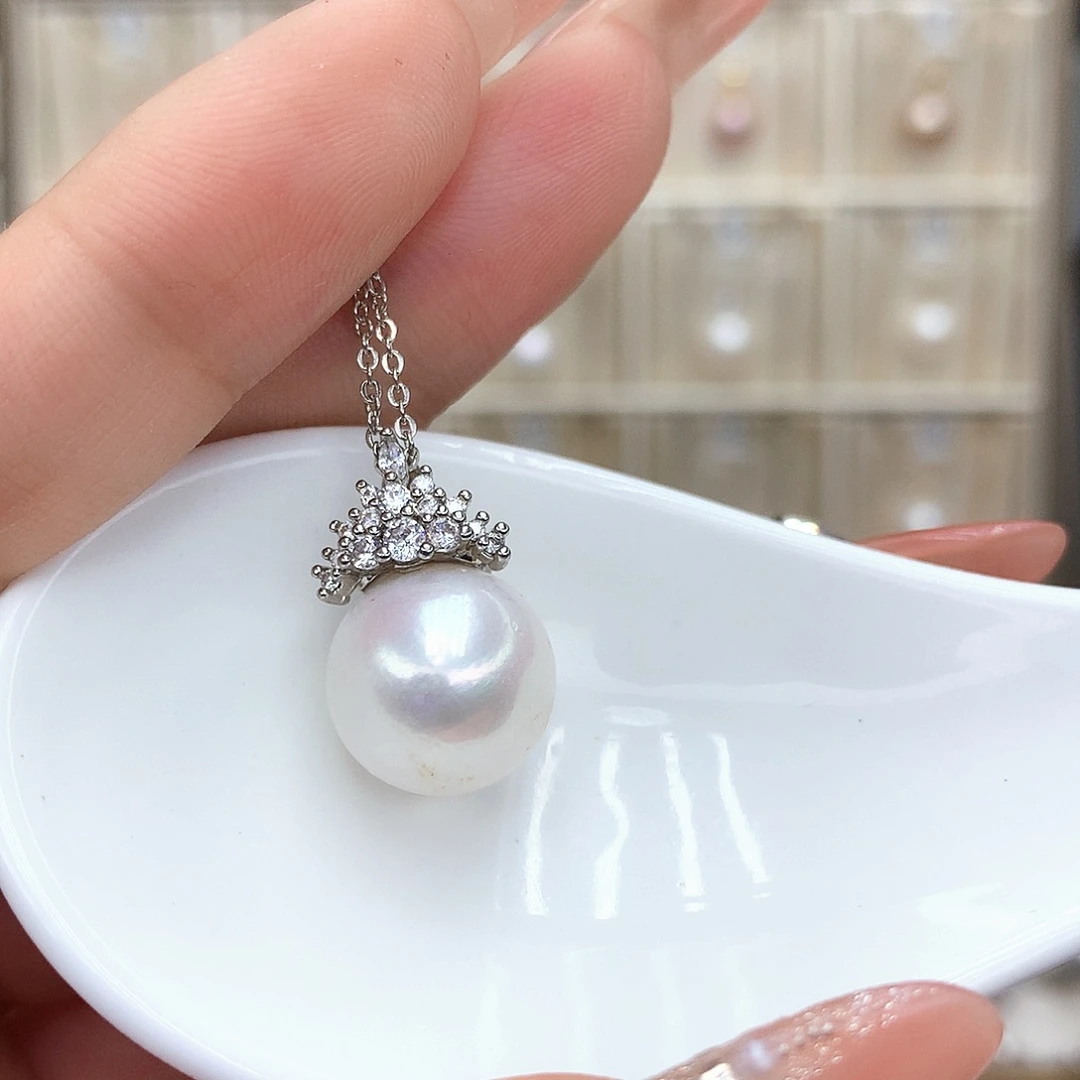 淡水珍珠合金颈饰