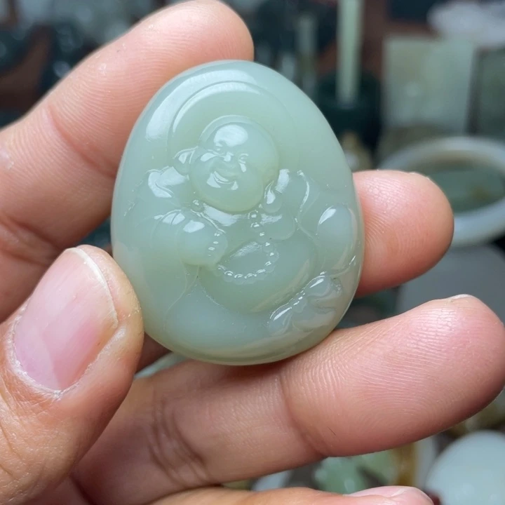 和田玉颈饰未镶嵌忆*风