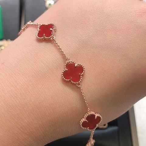 银S925镶嵌手链玛瑙/玉髓小****