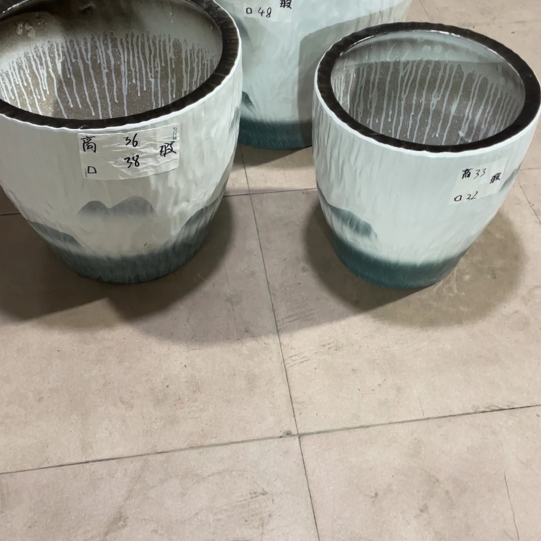 大山水画套三搭配托盘微瑕