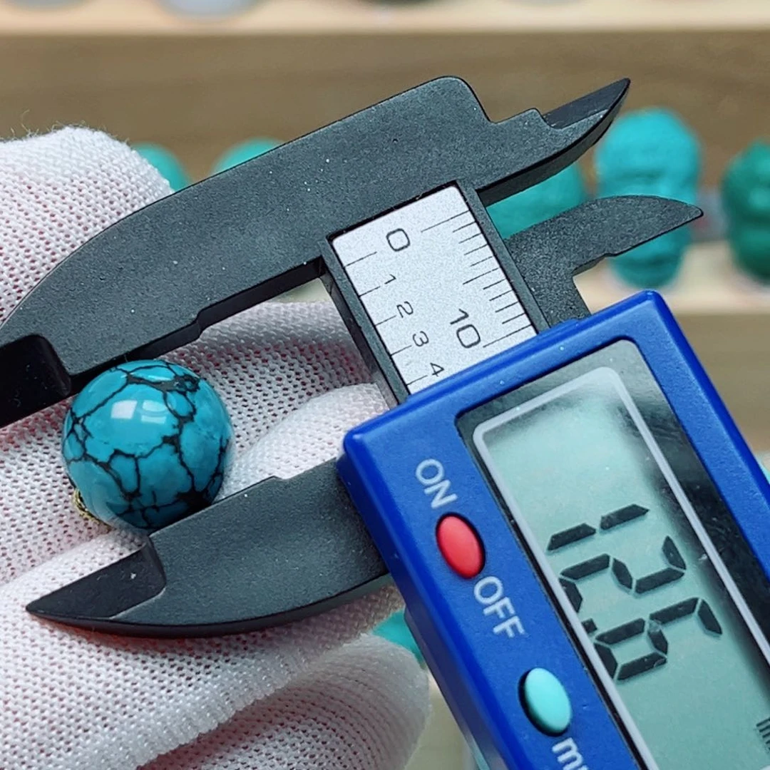 绿松石未镶嵌圆珠