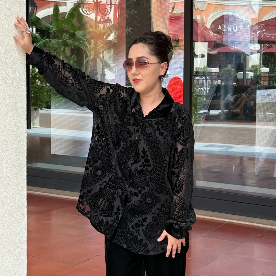 新款韩版复古设计感显瘦百搭宽松洋气女装