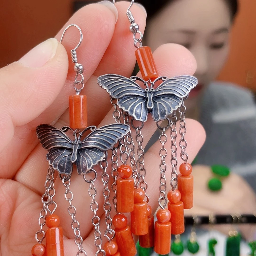 翡翠未镶嵌耳饰饰品