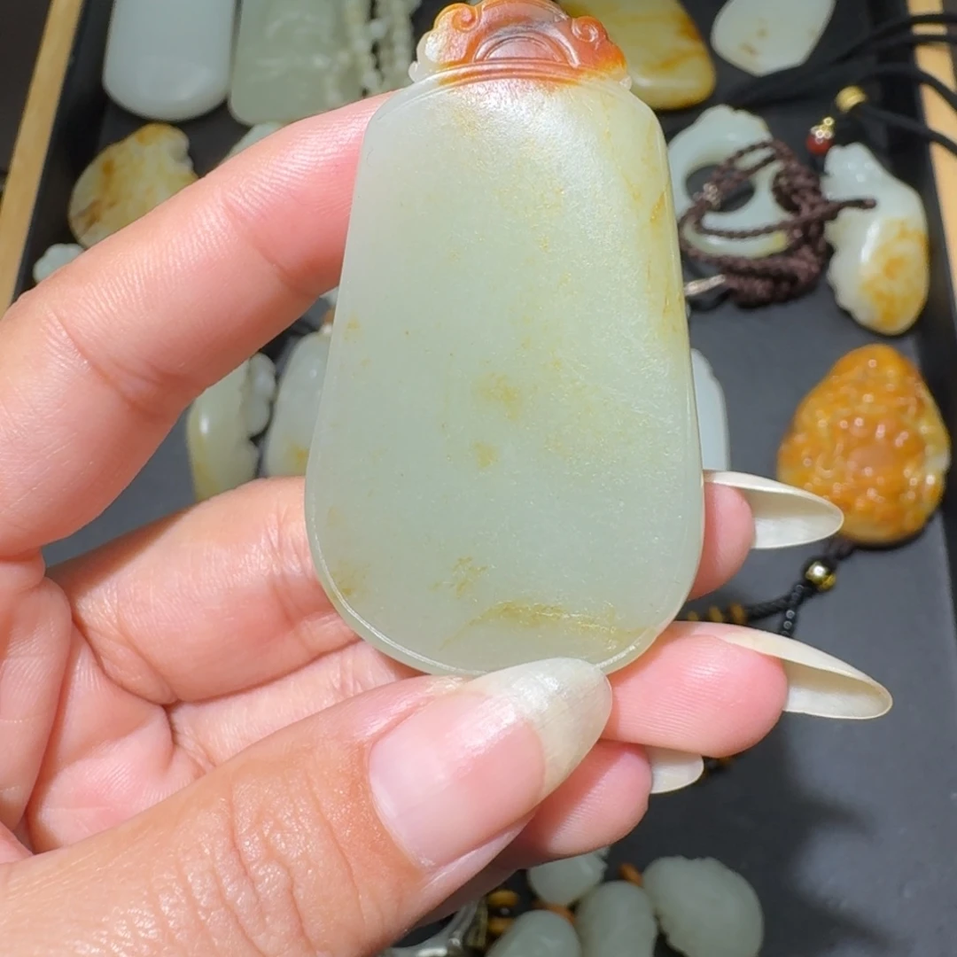 吊坠(不含链)未镶嵌和田玉