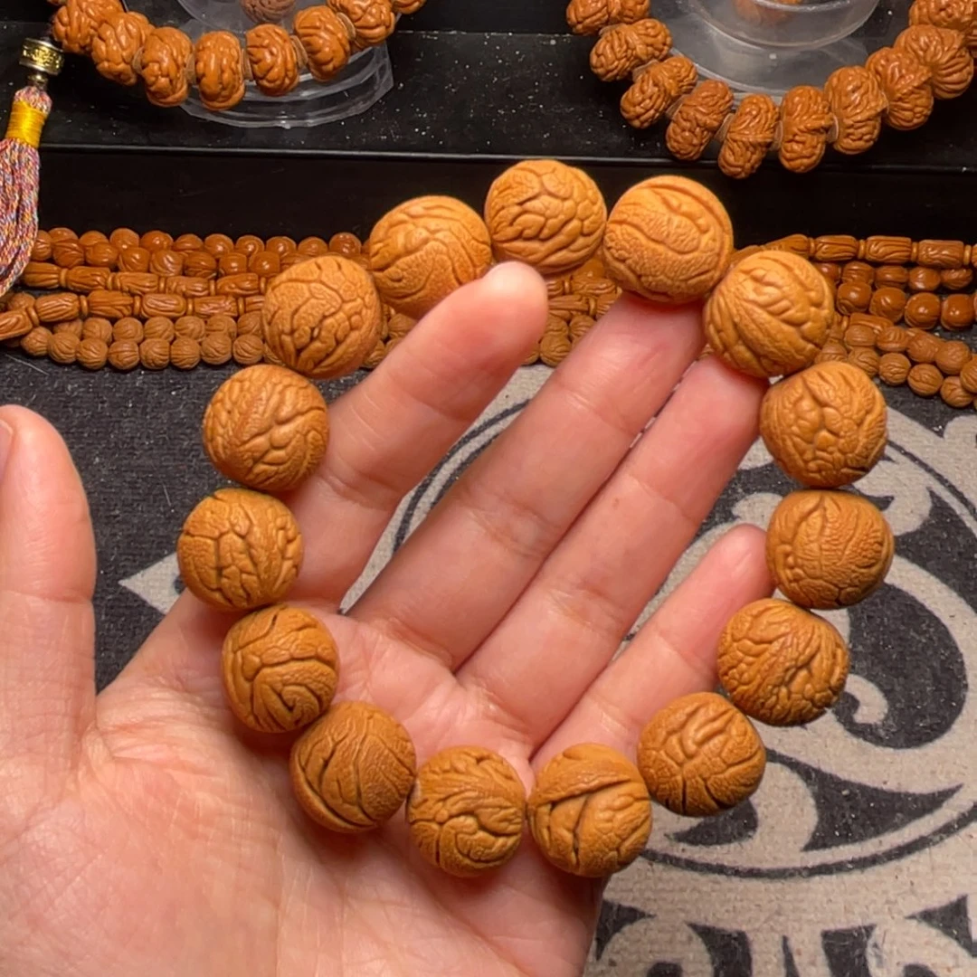 手串桃核龙纹龙珠17