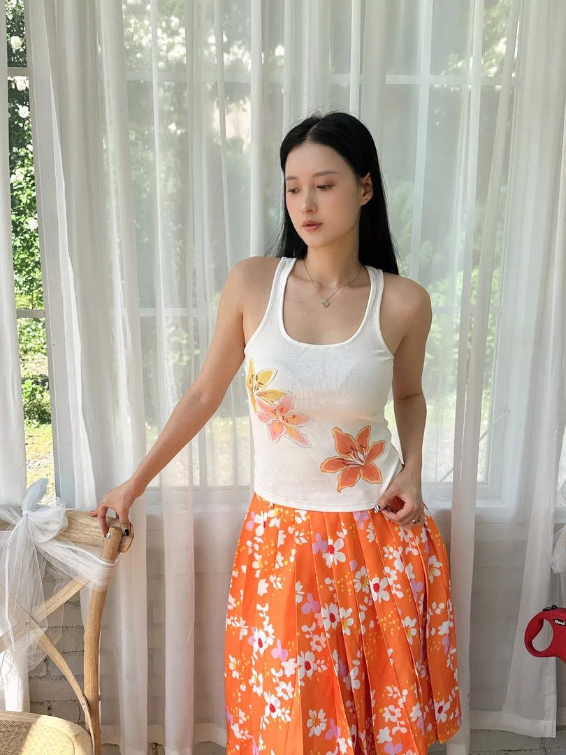 ZOU11/【特价，不退换】夏季多彩外穿无袖吊带上衣背心显瘦时背心