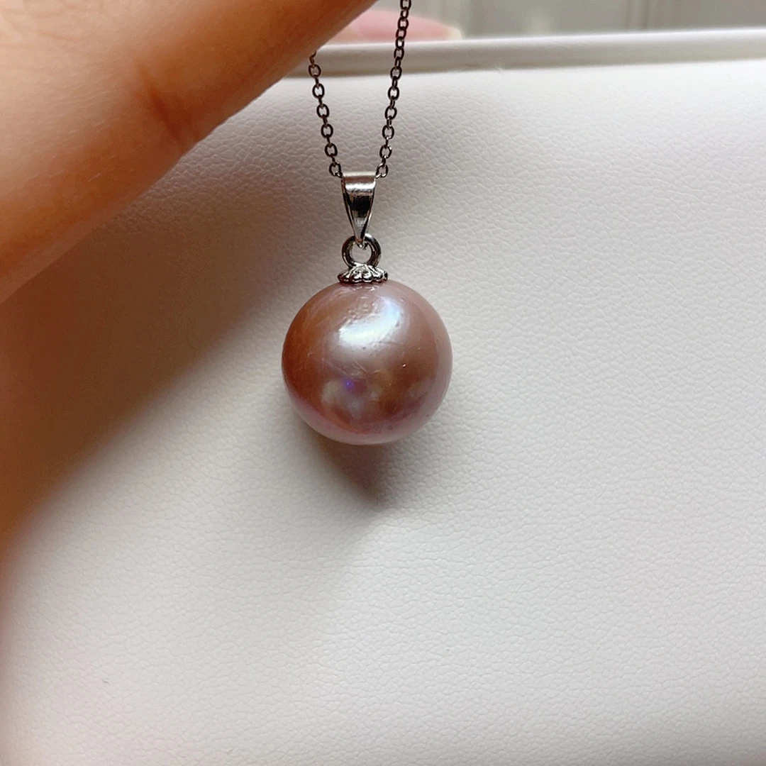 合金淡水珍珠吊坠(赠链)