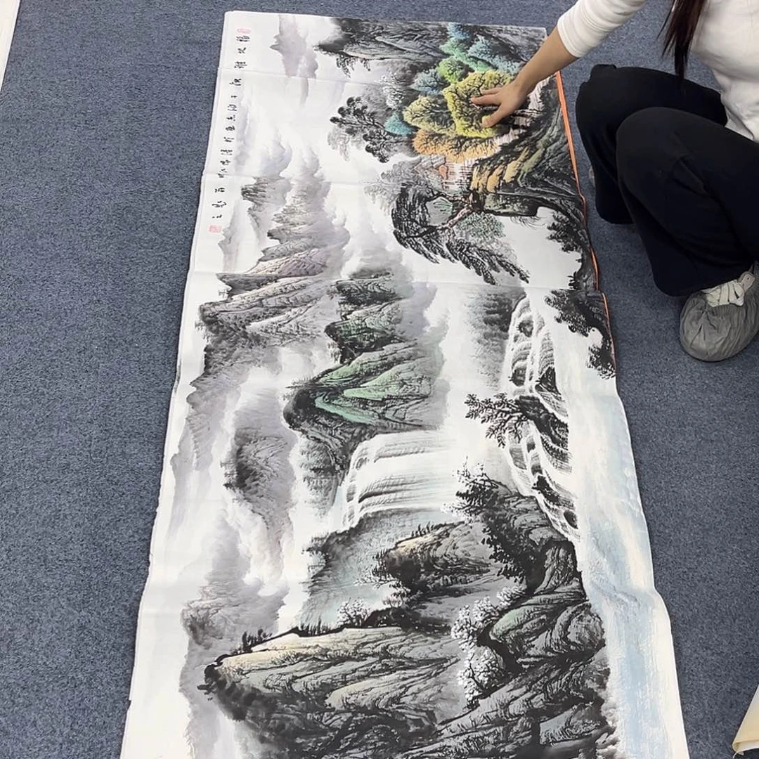 国画作品全场放漏