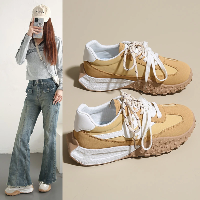 女鞋鞋子夏季春季厚底阿甘鞋时尚休闲鞋百搭春秋运动鞋秋季爆款