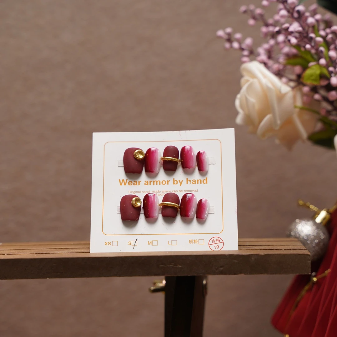 帛奢 可拆卸手工穿戴甲 超短梯 130760