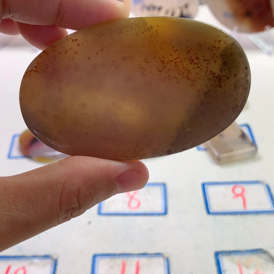 未镶嵌玛瑙/玉髓珠宝半成品