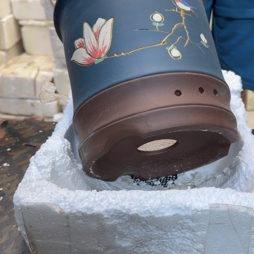 紫砂花盆瑕疵的问题也